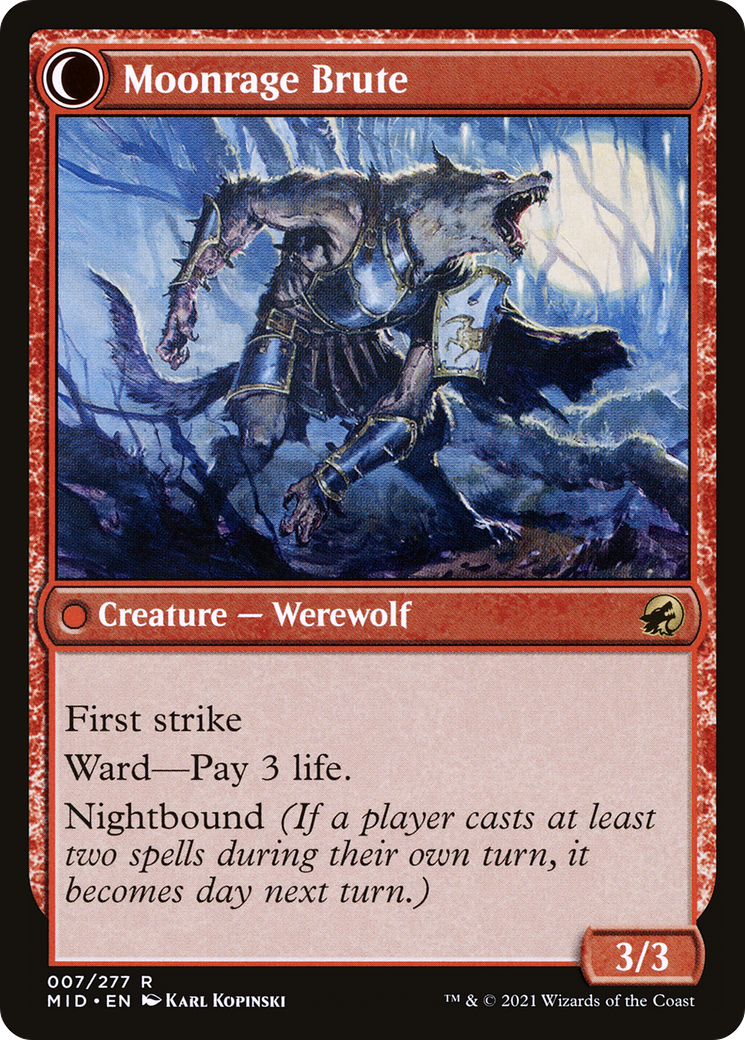 Brutal Cathar // Moonrage Brute (MID-007)