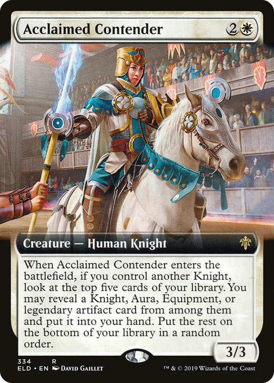 Acclaimed Contender (ELD-334) (Extended Art)