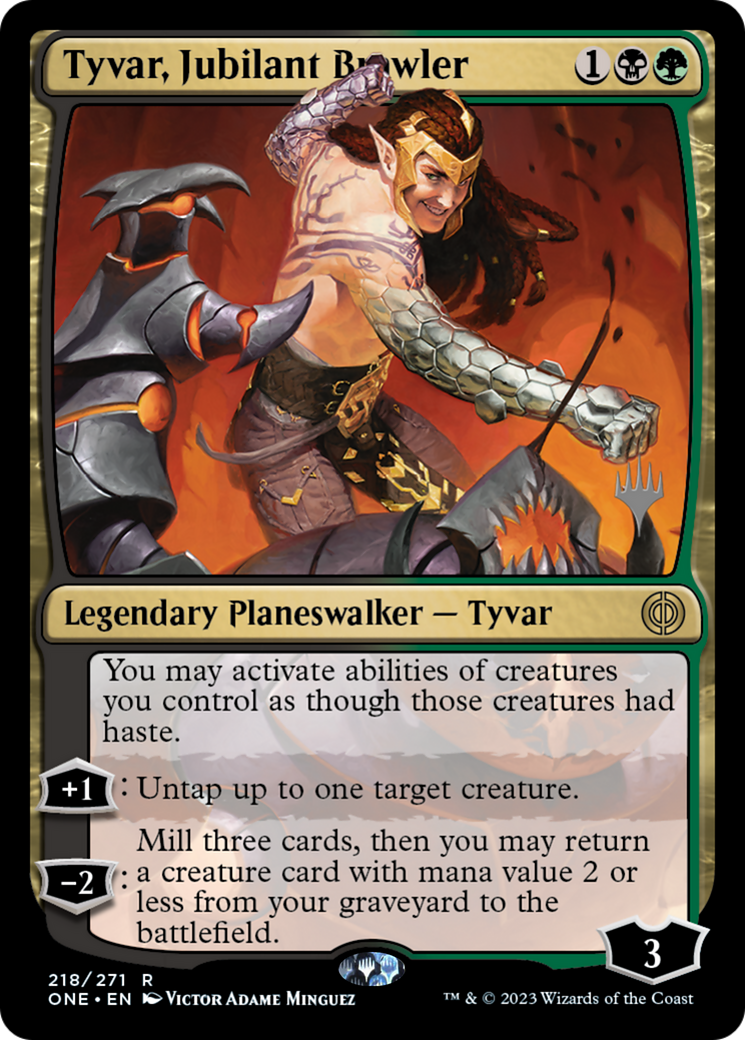 Tyvar, Jubilant Brawler (PPONE-218P) (Foil)
