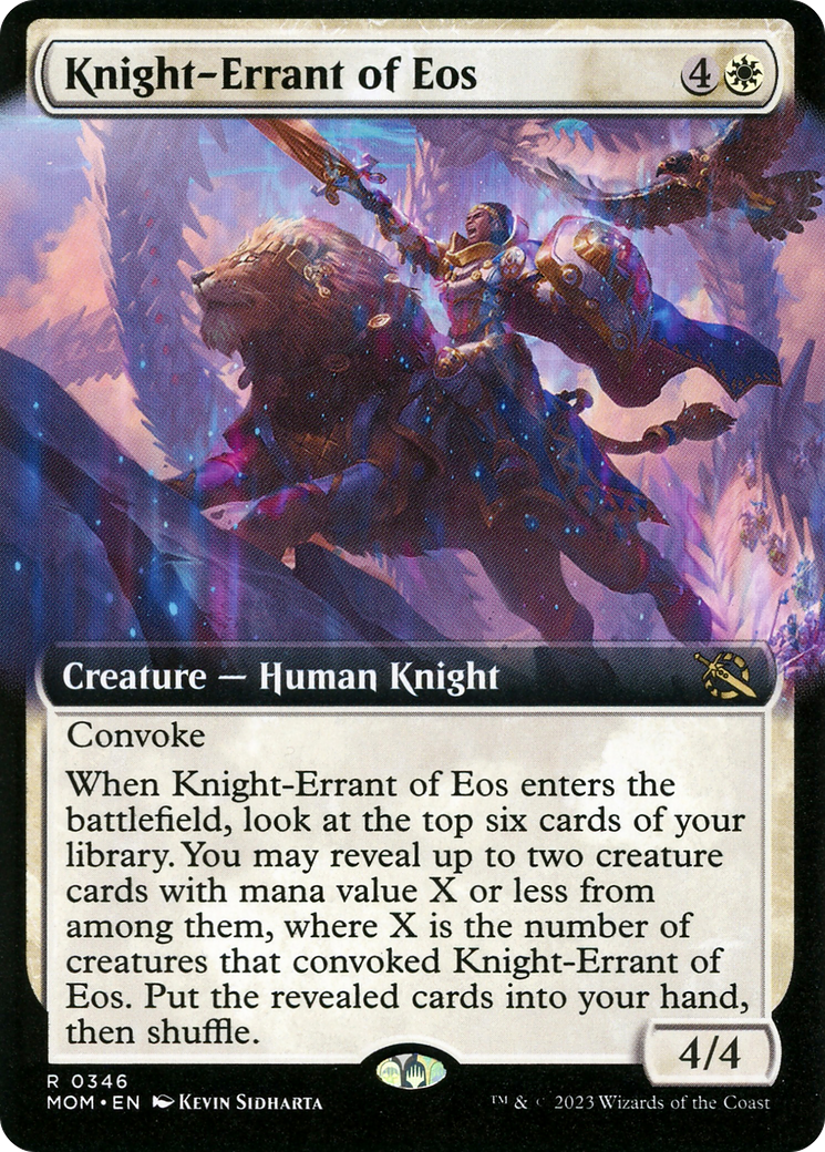 Knight-Errant of Eos (MOM-346) (Extended Art) (Foil)