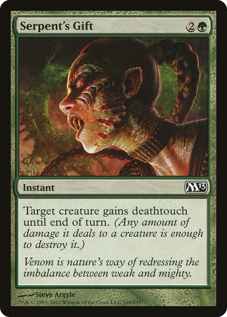 Serpent's Gift (M13-190)