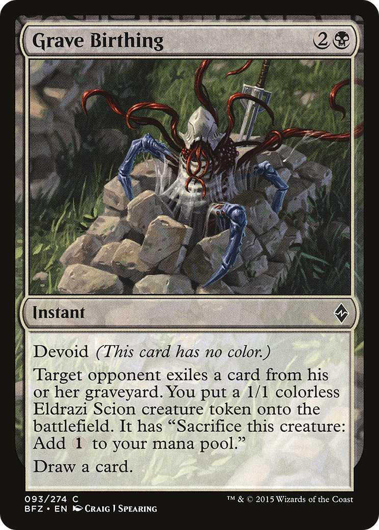 Grave Birthing (BFZ-093) (Foil)