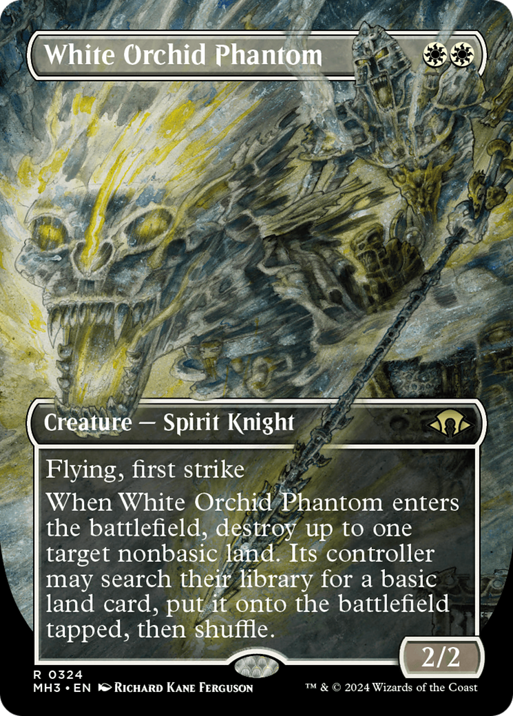 White Orchid Phantom (MH3-324) (Borderless) (Foil)