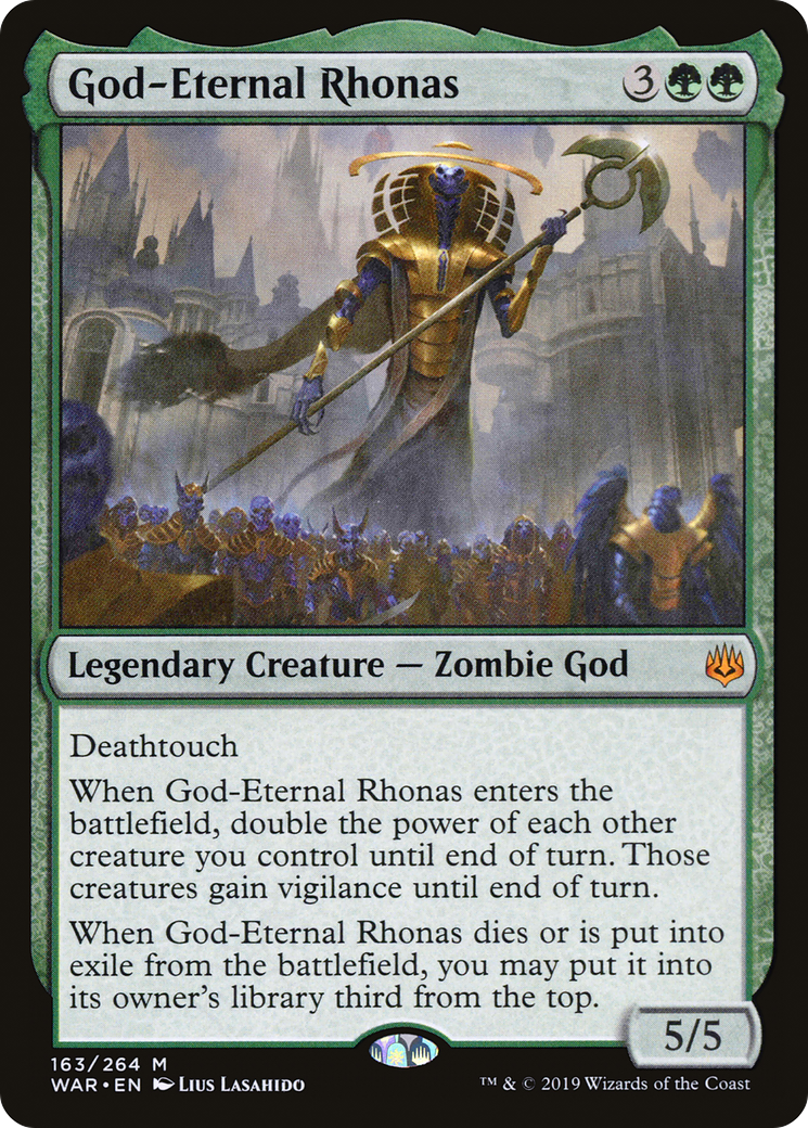 God-Eternal Rhonas (WAR-163) (Foil)