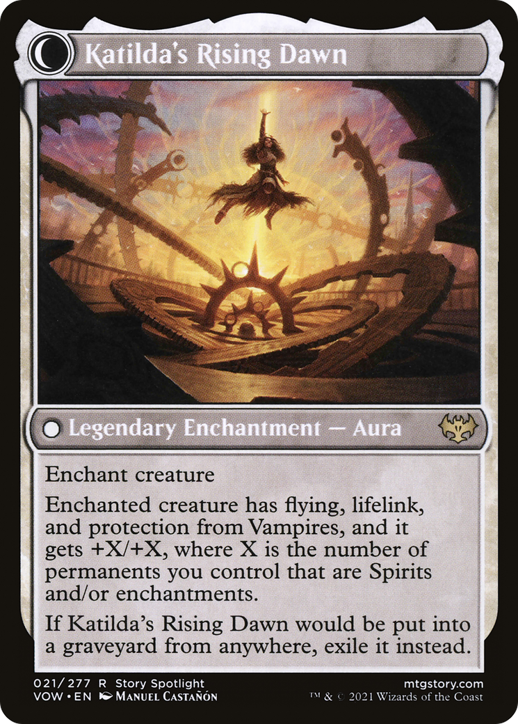 Katilda, Dawnhart Martyr // Katilda's Rising Dawn (VOW-021) (Foil)