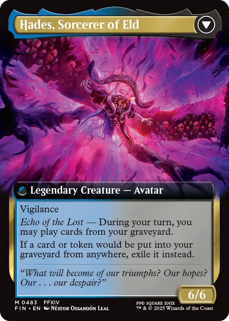 Emet-Selch, Unsundered // Hades, Sorcerer of Eld (FIN-483) (Extended Art) (Foil)