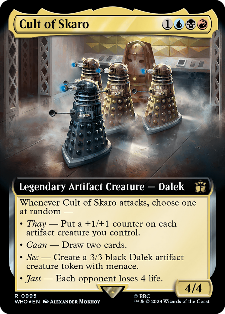 Cult of Skaro (WHO-995) (Extended Art) (Surge Foil)