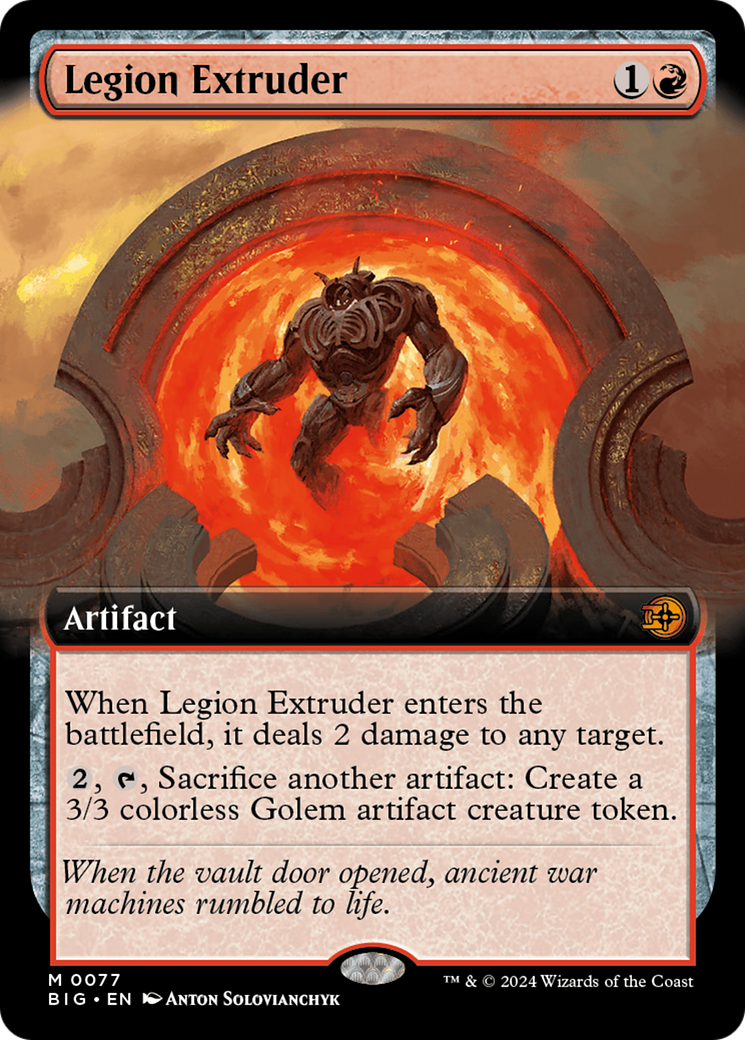 Legion Extruder (BIG-077) (Extended Art) (Foil)
