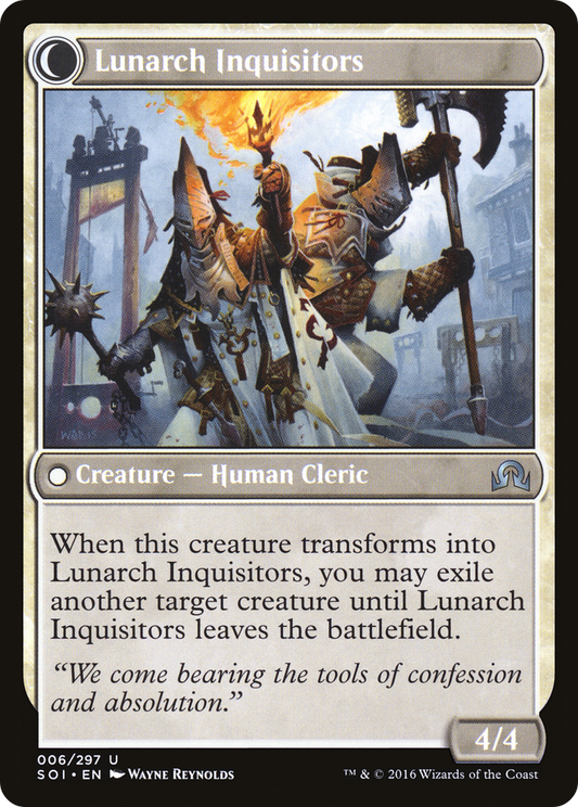 Avacynian Missionaries // Lunarch Inquisitors (SOI-006) (Foil)