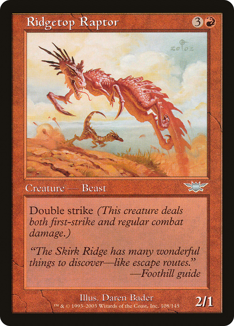 Ridgetop Raptor (LGN-108) (Foil)