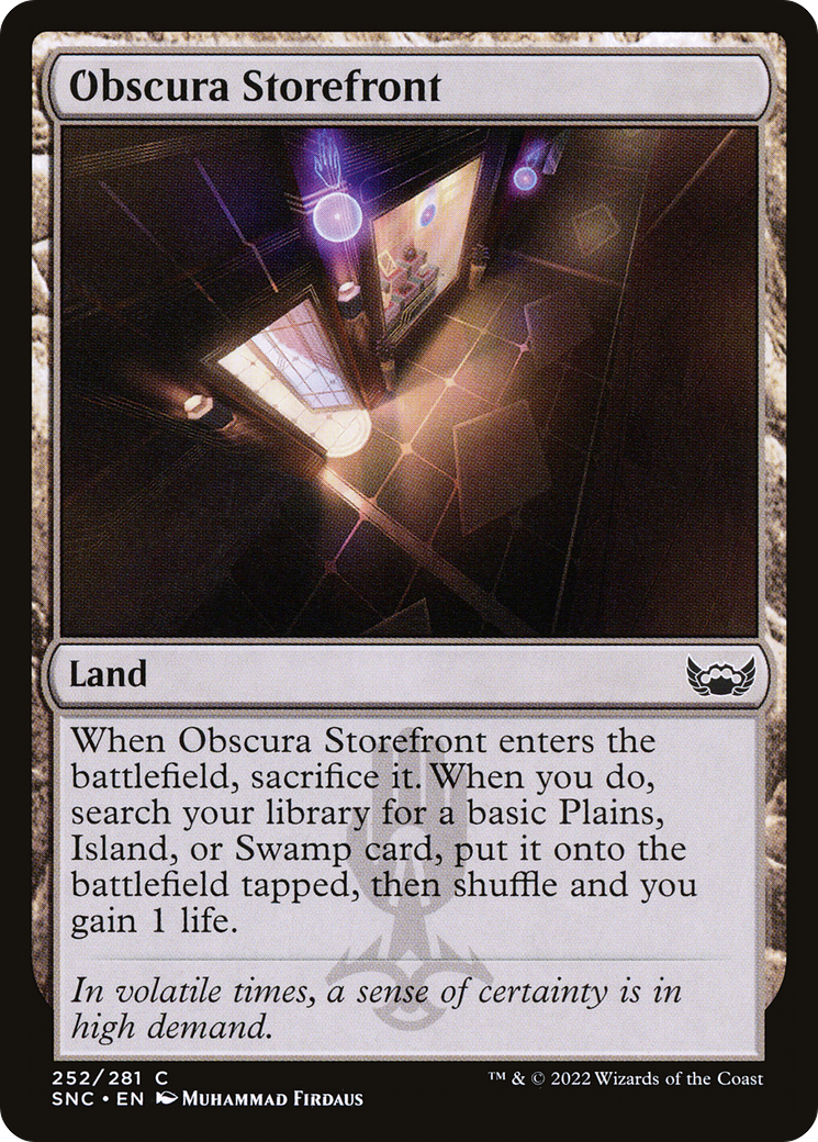 Obscura Storefront (SNC-252) (Foil)