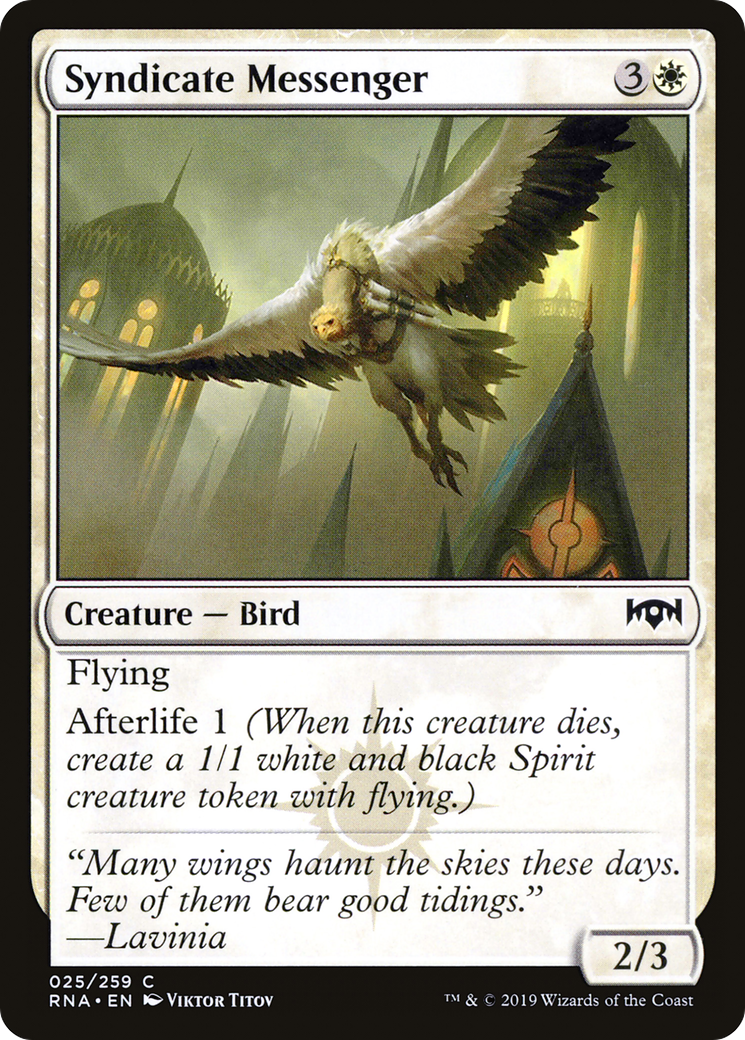 Syndicate Messenger (RNA-025)