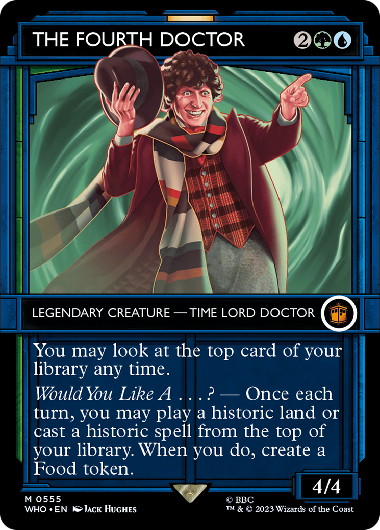 The Fourth Doctor (WHO-555) (Showcase) (Borderless)