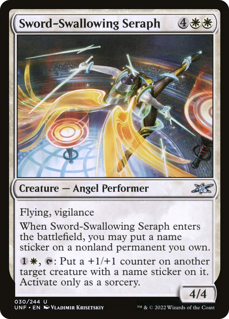 Sword-Swallowing Seraph (UNF-030) (Foil)