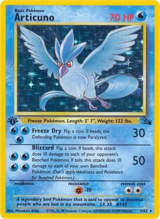 Articuno (2) (FO-002) (Unlimited Holofoil)
