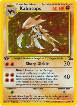 Kabutops (9) (FO-009) (Unlimited Holofoil)