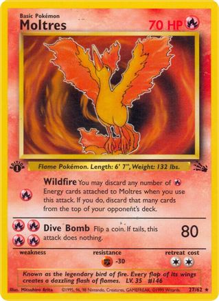 Moltres (27) (FO-027) (Unlimited)