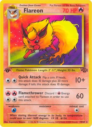 Flareon (19) (JU-019) (1st Edition)