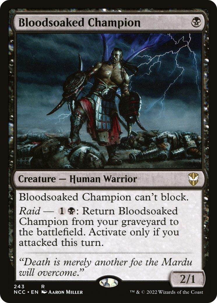 Bloodsoaked Champion (NCC-243)