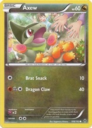 Axew (108) (BKT-108) (Reverse Holofoil)