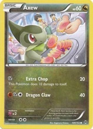 Axew (109) (BKT-109) (Reverse Holofoil)