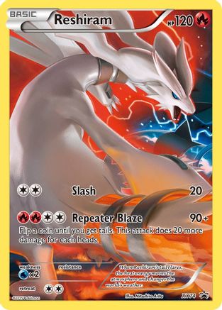 Reshiram (Full Art Promo) (PR-XY74) (Holofoil)