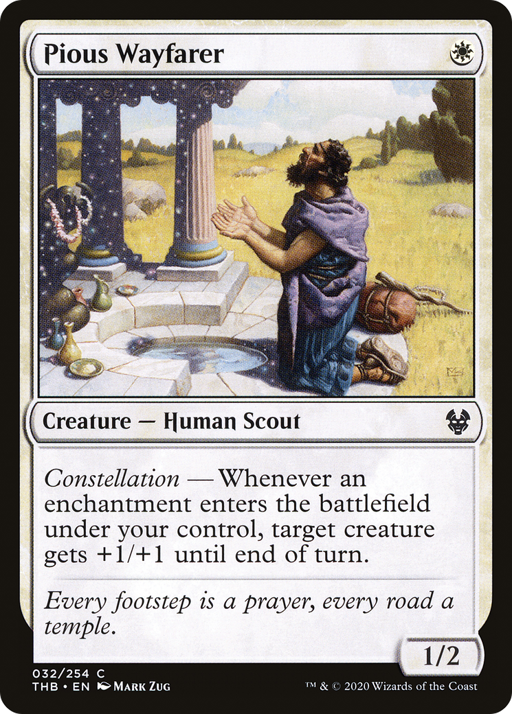 Pious Wayfarer (THB-032) (Foil)