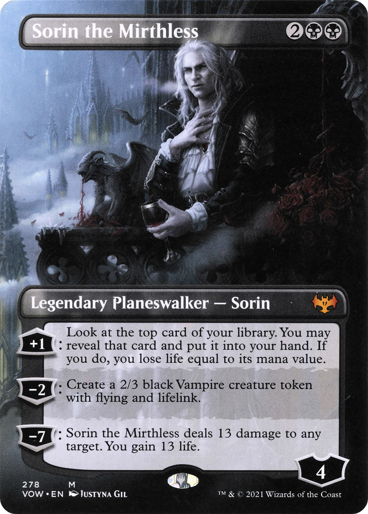 Sorin the Mirthless (VOW-278) (Borderless)