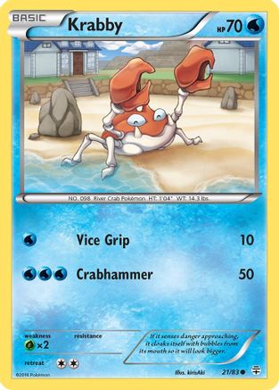 Krabby (GEN-021) (Reverse Holofoil)