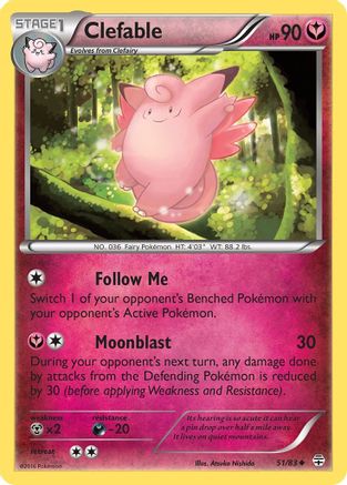 Clefable (GEN-051) (Reverse Holofoil)