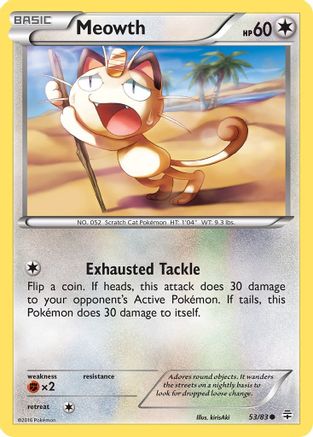 Meowth (GEN-053) (Reverse Holofoil)