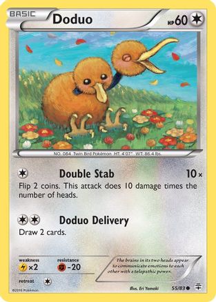 Doduo (GEN-055) (Reverse Holofoil)