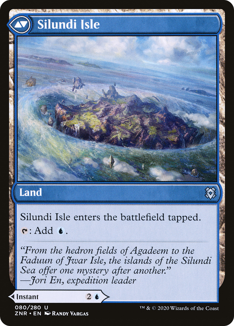 Silundi Vision // Silundi Isle (ZNR-080) (Foil)