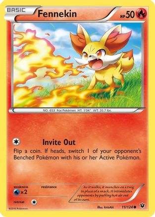 Fennekin (11) (FCO-011) (Reverse Holofoil)