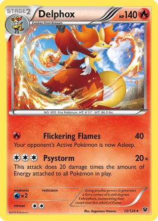 Delphox (FCO-013) (Reverse Holofoil)