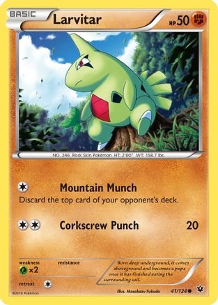 Larvitar (41) (FCO-041) (Reverse Holofoil)