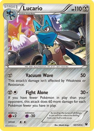 Lucario (63) (FCO-063) (Reverse Holofoil)