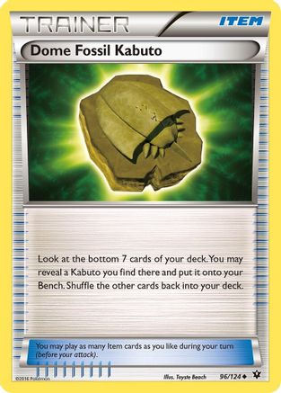 Dome Fossil Kabuto (FCO-096) (Reverse Holofoil)