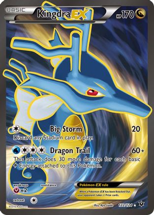 Kingdra EX (Full Art) (FCO-122) (Holofoil)