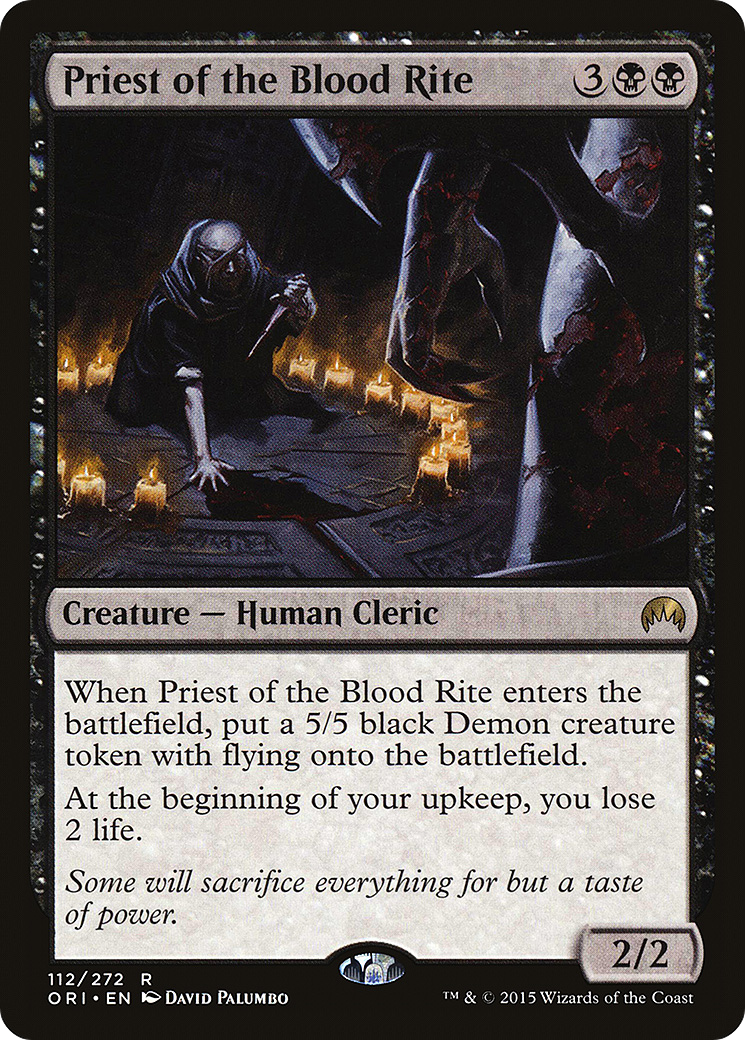 Priest of the Blood Rite (ORI-112) (Foil)
