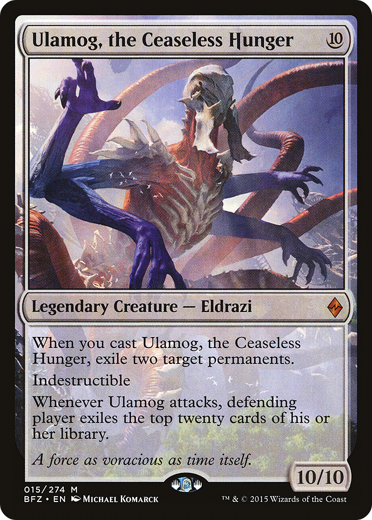 Ulamog, the Ceaseless Hunger (BFZ-015) (Foil)