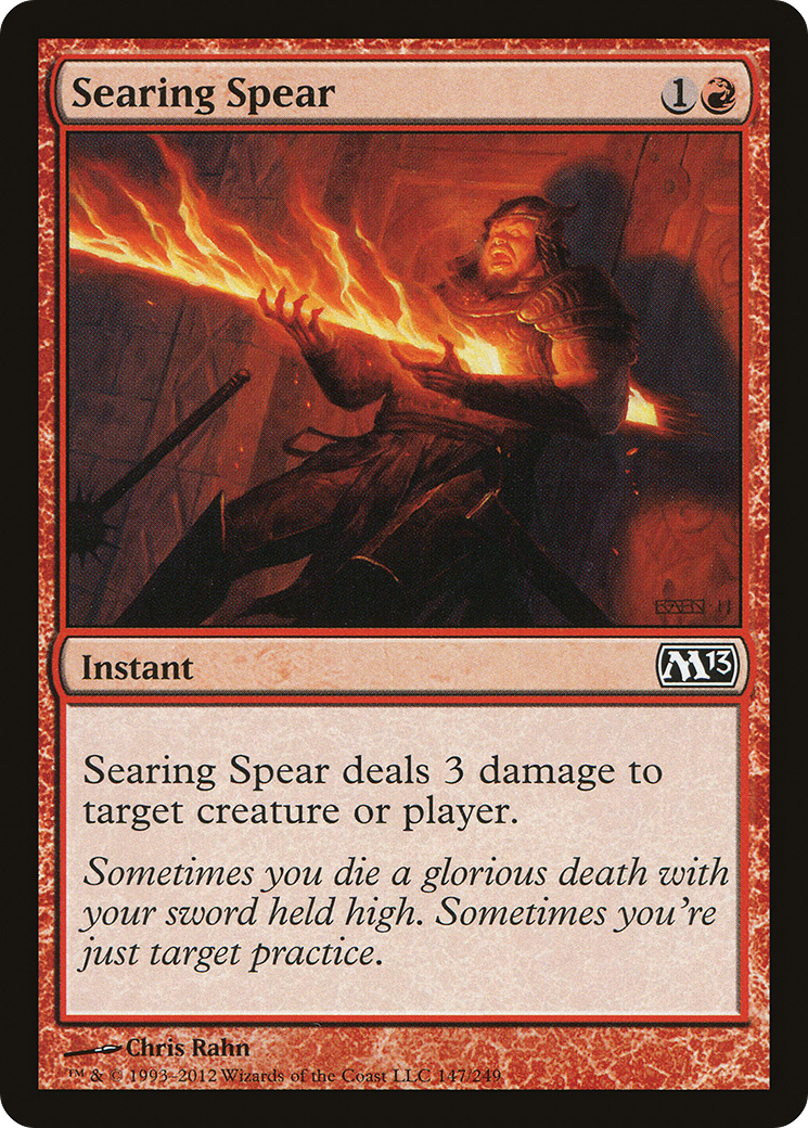 Searing Spear (M13-147) (Foil)