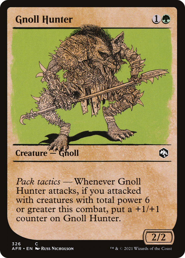 Gnoll Hunter (AFR-326) (Showcase) (Foil)