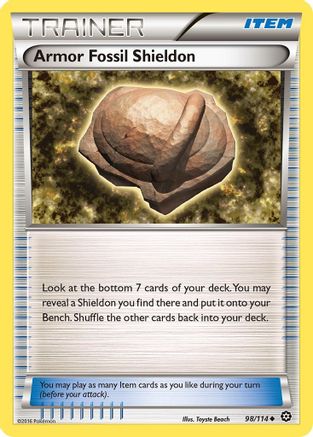 Armor Fossil Shieldon (STS-098) (Reverse Holofoil)