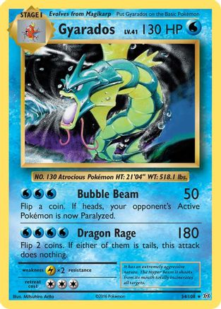 Gyarados (EVO-034) (Holofoil)