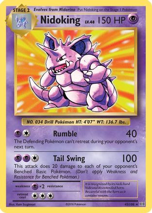 Nidoking (EVO-045) (Holofoil)