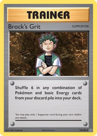 Brock's Grit (EVO-074) (Reverse Holofoil)