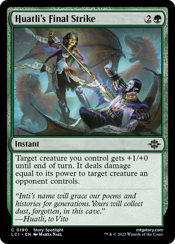 Huatli's Final Strike (LCI-190) (Foil)