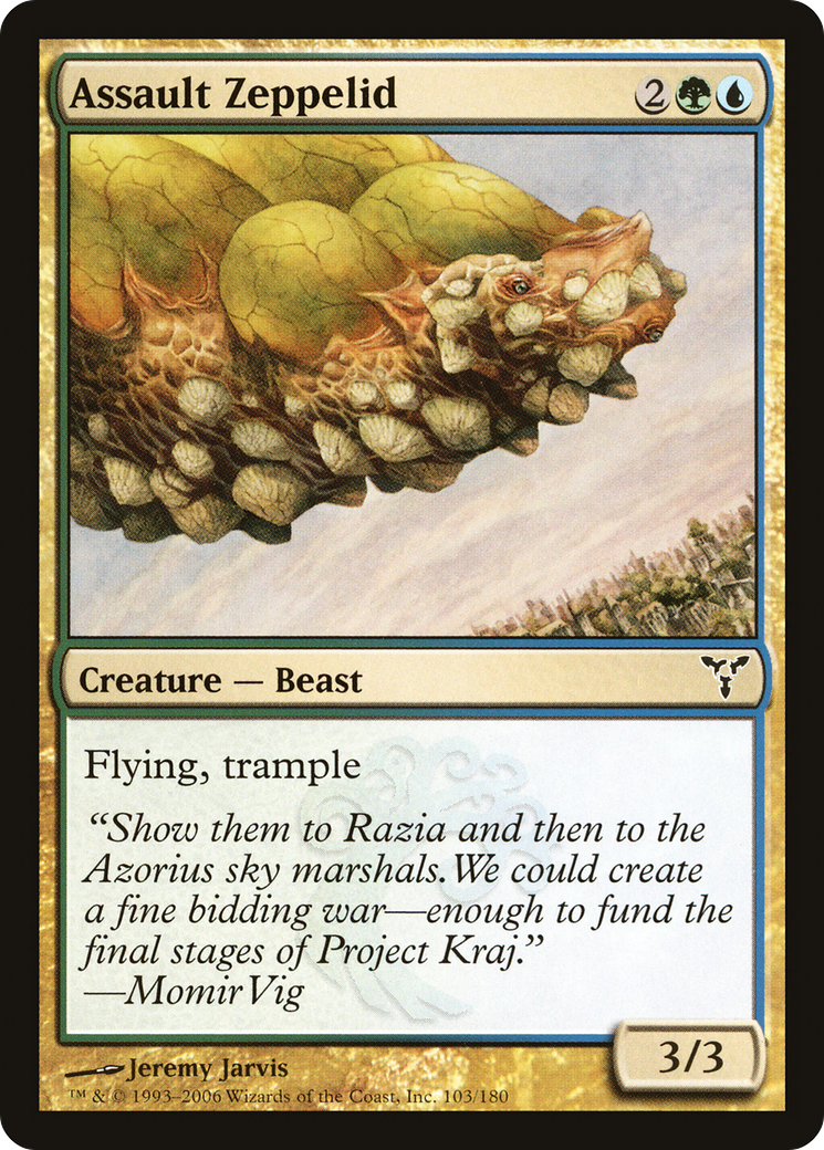 Assault Zeppelid (DIS-103) (Foil)
