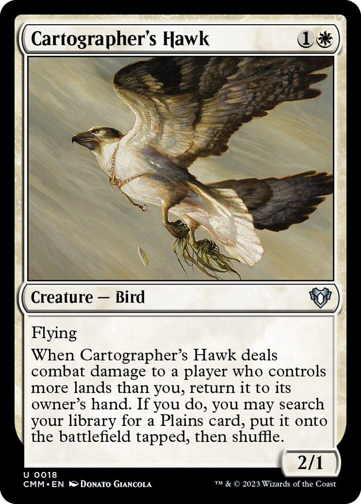 Cartographer's Hawk (CMM-018) (Foil)